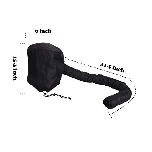 Casco per Asciugatura Capelli, Cuffia per Asciugacapelli Manuali, Regolabile Elastica Cuffia Termica per Capelli, per miniatura 2