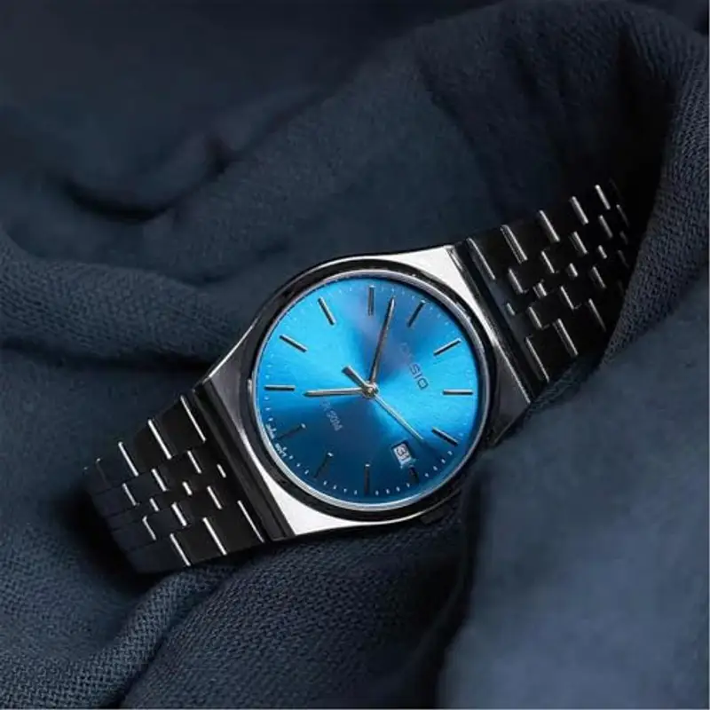 Casio Collection Argentato/Acciaio Orologio Uomo casual cod. MTP-B145D miniatura 2