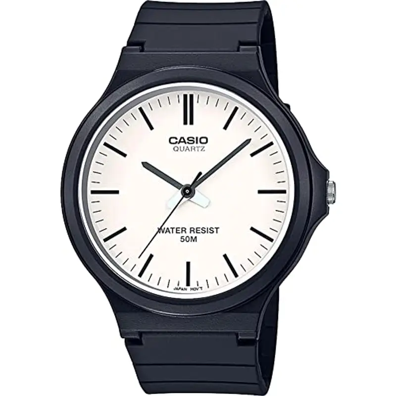 Casio Orologio Analogico Quarzo Unisex Adulto con Cinturino in Resina MW-240-7EVEF