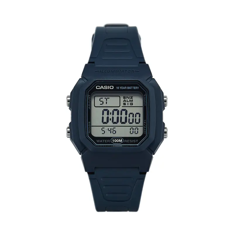 Orologio Casio Digital W-800H-2AVES Blu scuro