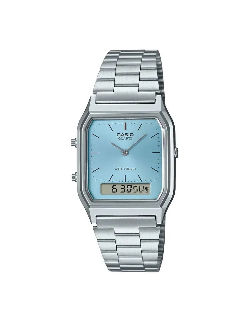 Orologio CASIO Edgy Collection AQ-230A-2A1MQYES Silver Ice Blue