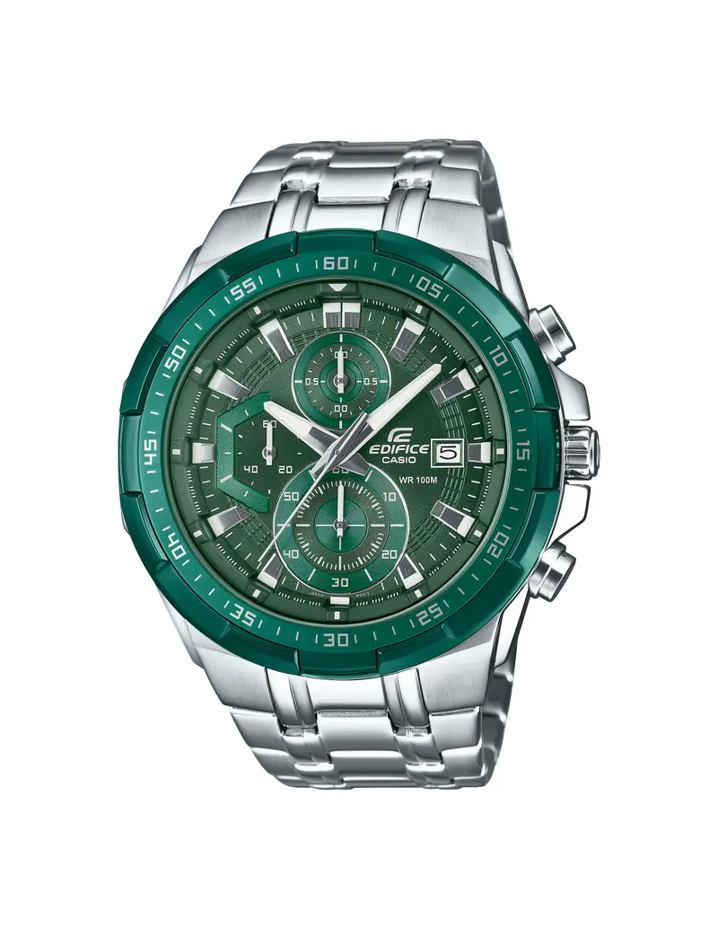 Orologio CASIO Edifice Cronografo EFR-539DE-3AVUEF Silver Green