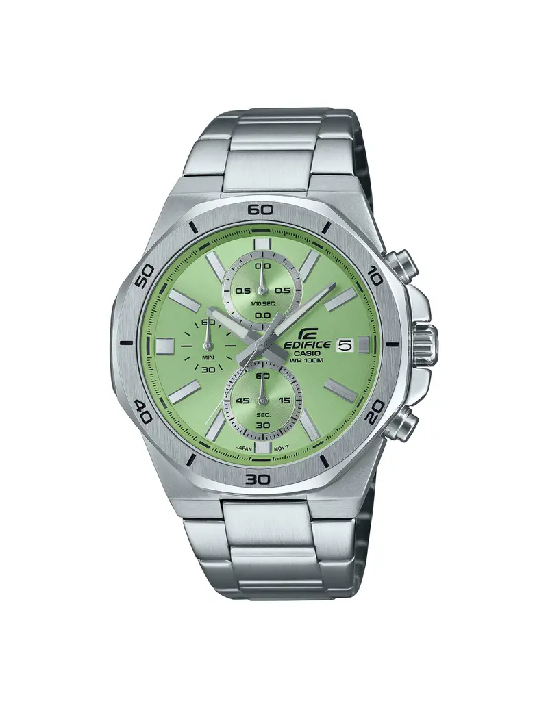 Orologio CASIO Edifice Cronografo standard EFV-640D-3BVUEF Silver Green