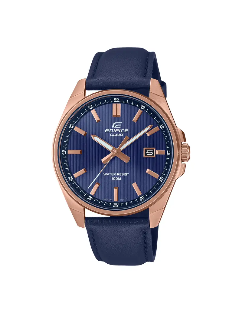 Orologio CASIO EDIFICE EFV-150CL-2AVUEF Cinturino in pelle Blue/Rose Gold