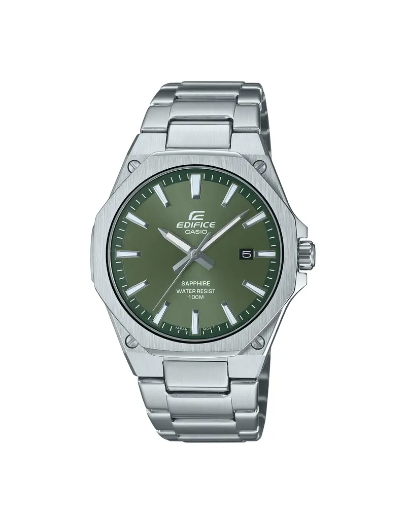 Orologio CASIO Edifice Slim EFR-S108D-3AVUEF Satin Silver/Green