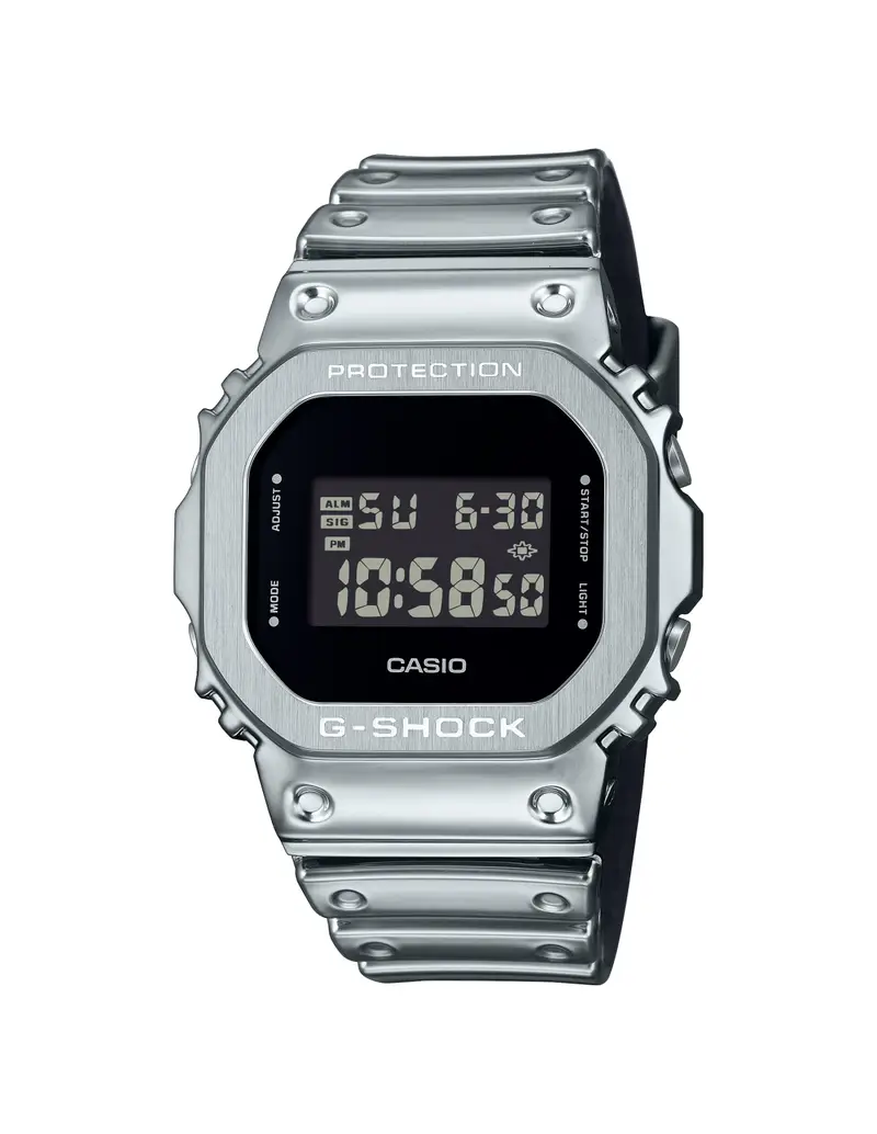 Orologio CASIO G-SHOCK FINE METALLIC SERIES G-STEEL GM-5600YM-8ER Silver Black