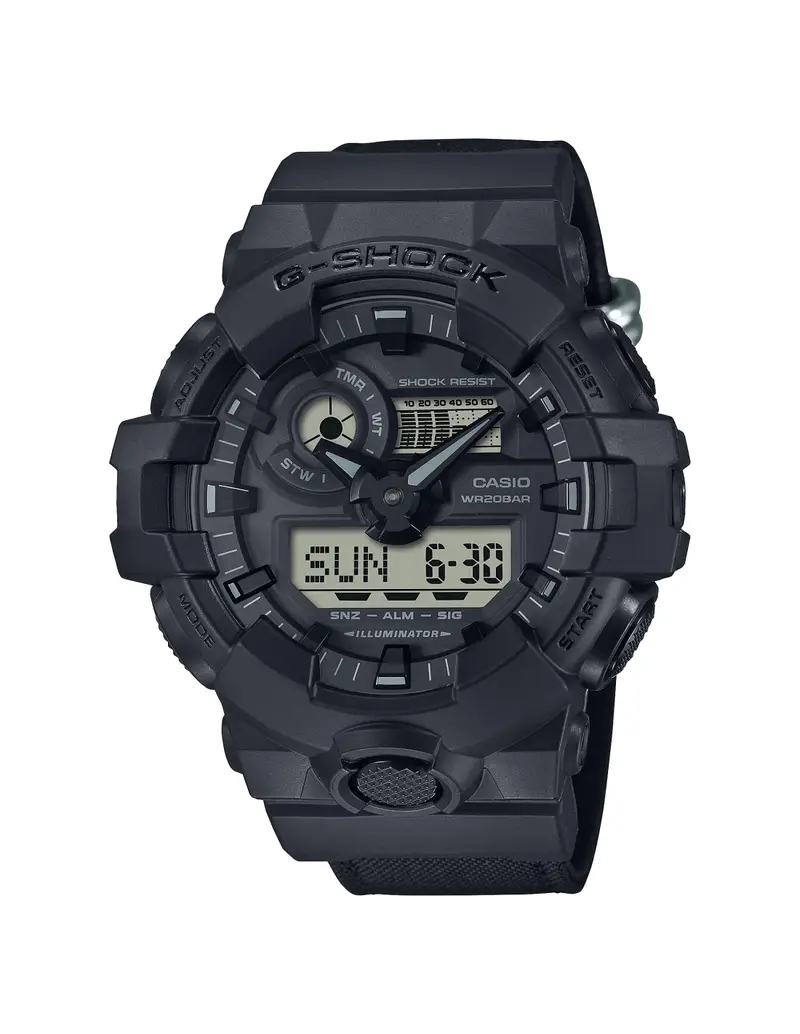 Orologio CASIO G-SHOCK GA-700BCE-1AER cinturino in tessuto Black