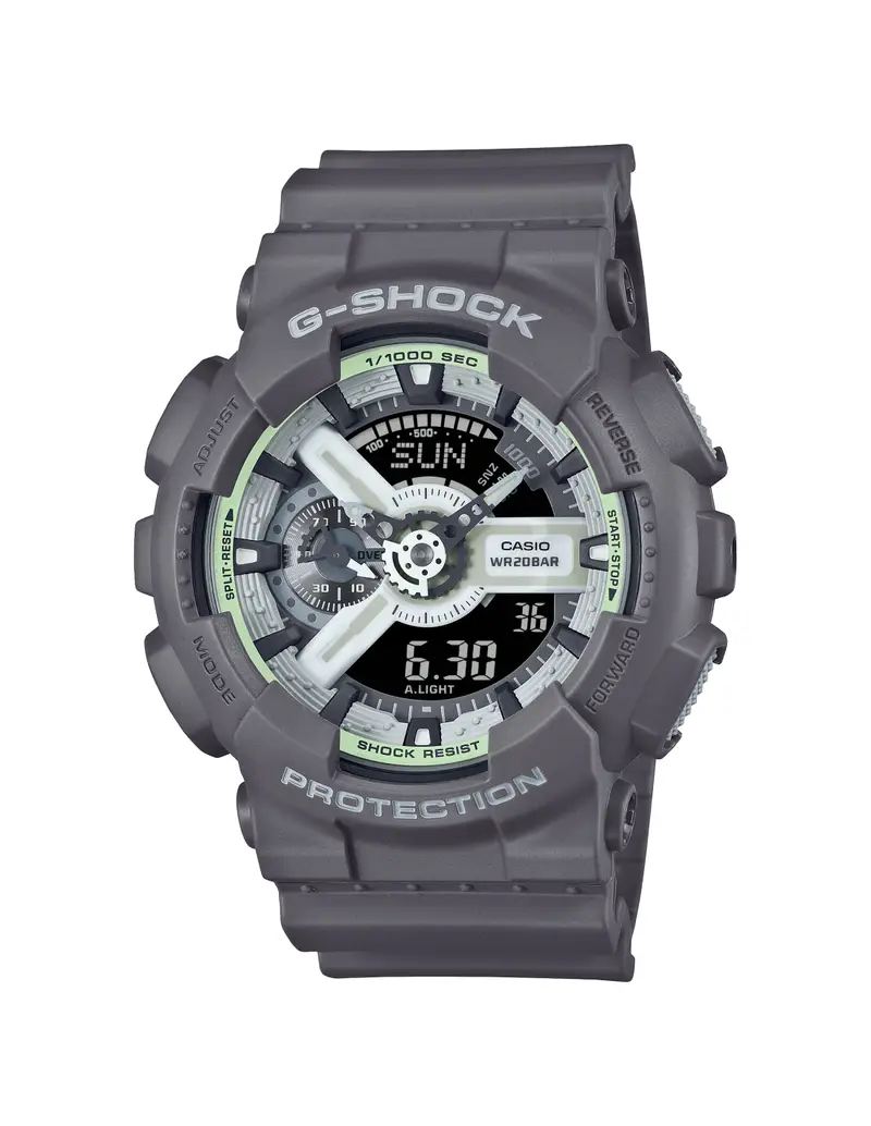 Orologio CASIO G-SHOCK Hidden Glow Series GA-110HD-8AER Grey