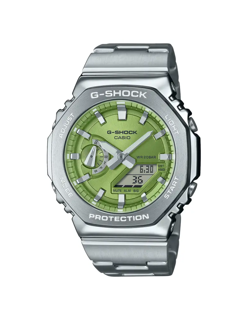 Orologio CASIO G-SHOCK Serie G-STEEL GM-2110D-3AER Lime/Steel