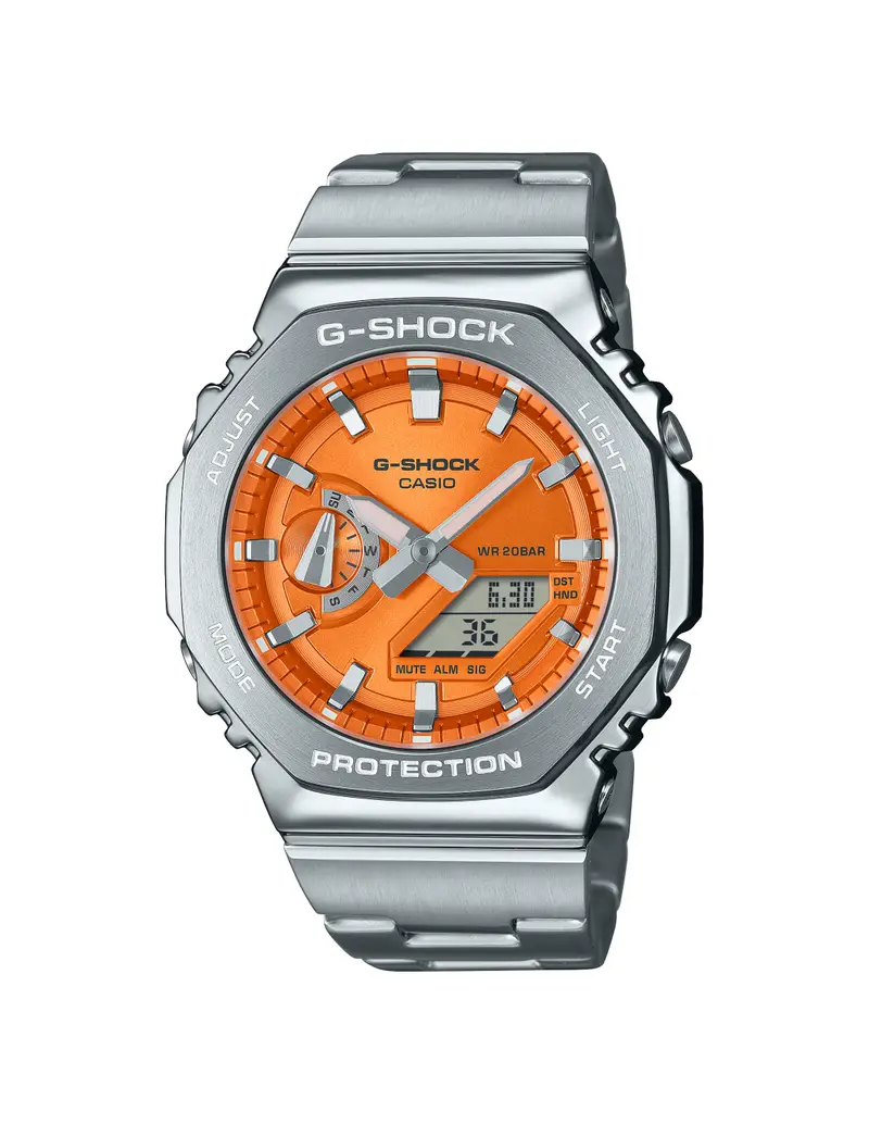 Orologio CASIO G-SHOCK Serie G-STEEL GM-2110D-4AER Orange/Steel
