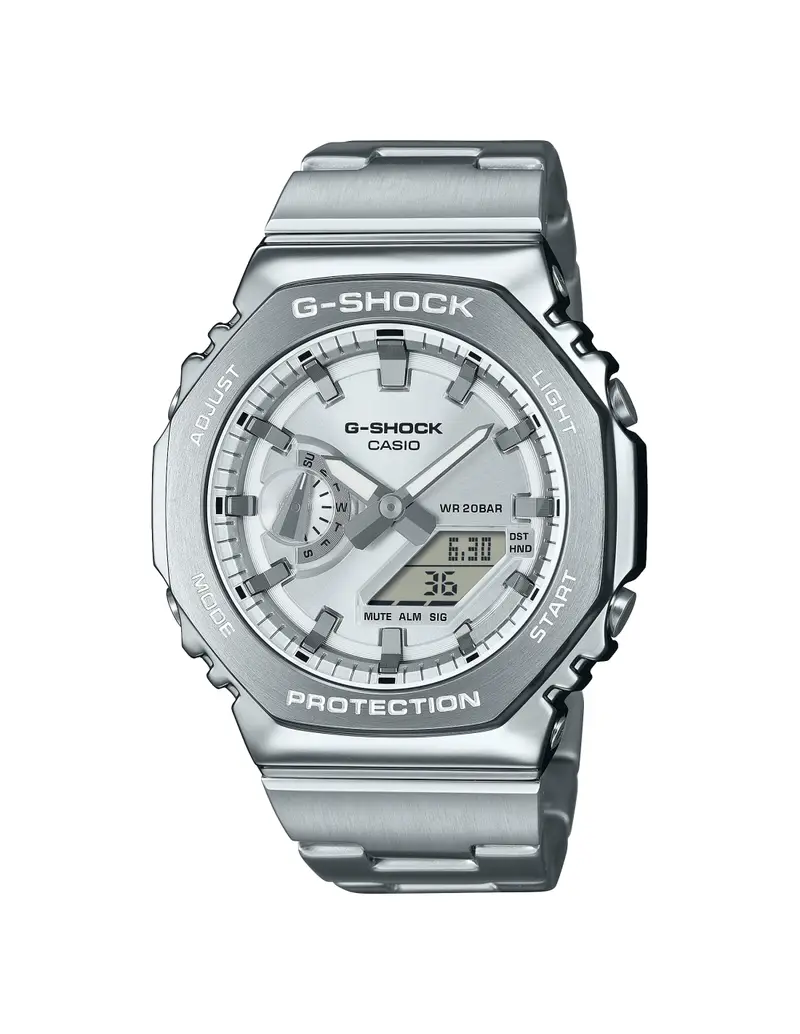 Orologio CASIO G-SHOCK Serie G-STEEL GM-2110D-7AER Silver/Steel