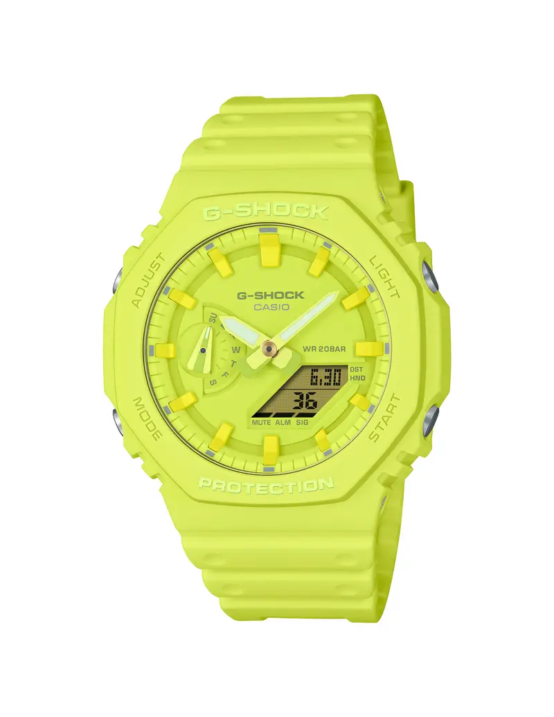 Orologio CASIO G-SHOCK Tone-on-Tone Series GA-2100-9A9ER Lime Yellow