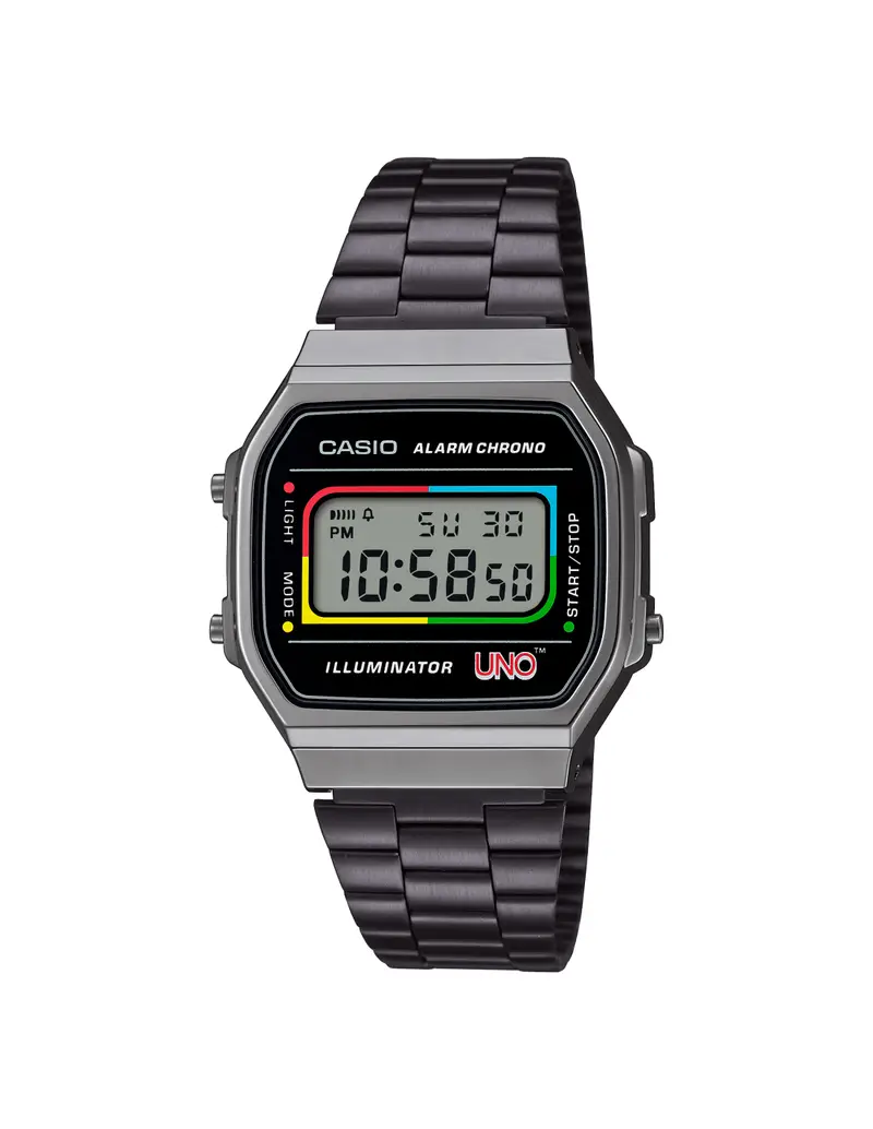 Orologio CASIO Iconic in collaborazione con UNO A168WEUC-1AER
