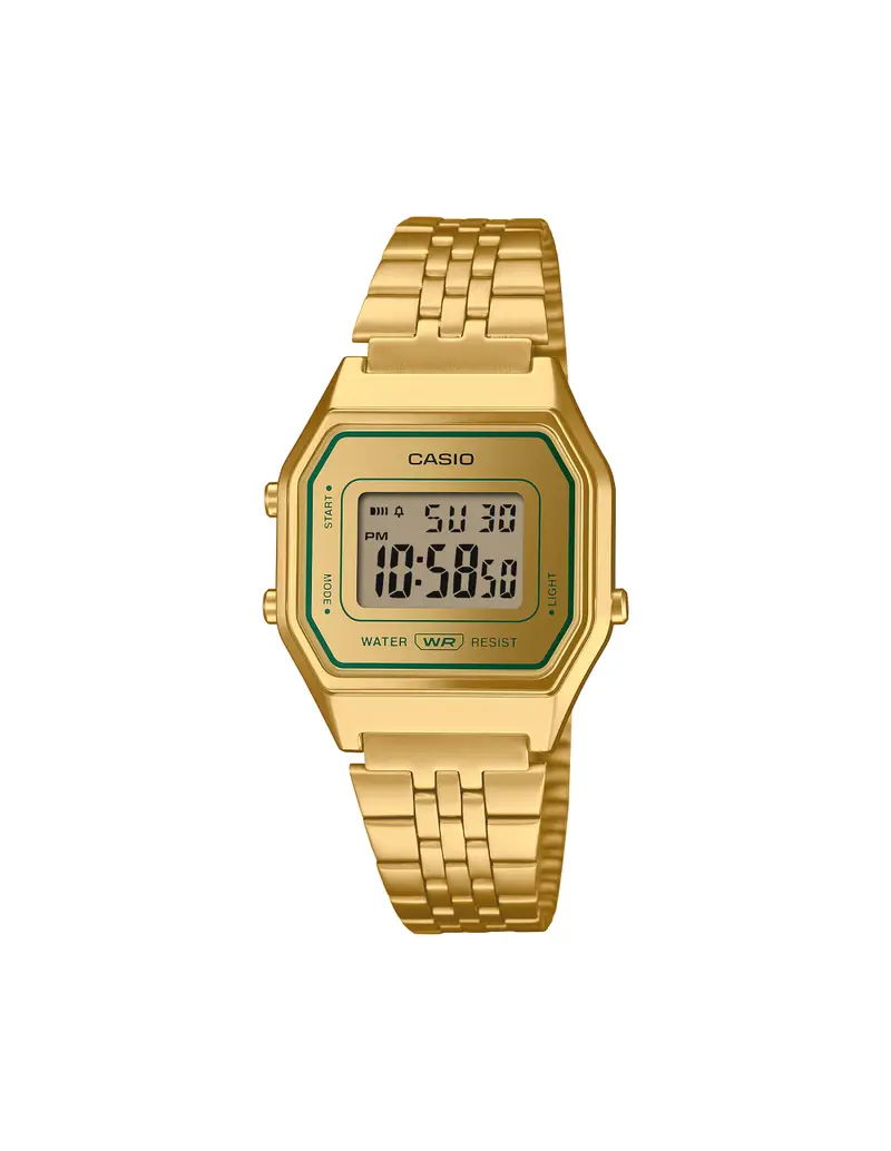 Orologio CASIO Vintage Iconic LA680WEGV-9AEF Gold/Green Details
