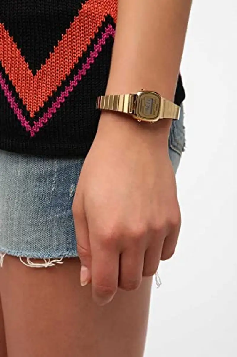 Casio Orologio Digitale al Quarzo Donna con Cinturino in Acciaio Inox LA670WGA-9DF miniatura 2