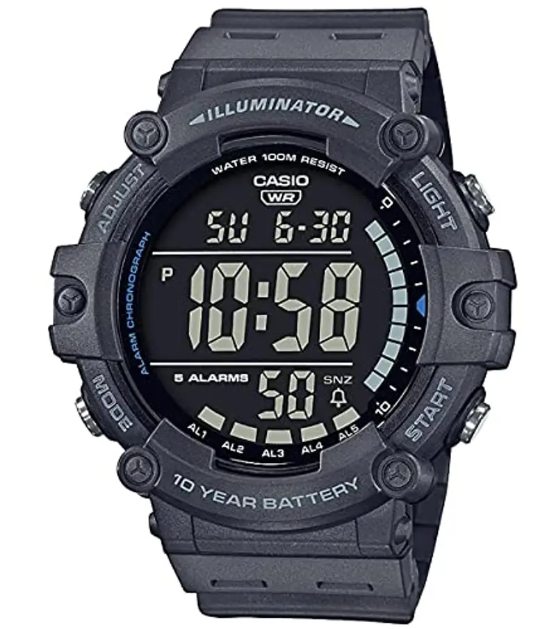 Casio Orologio Digitale al Quarzo Unisex Adulti con Cinturino in Plastica AE-1500WH-8BVEF