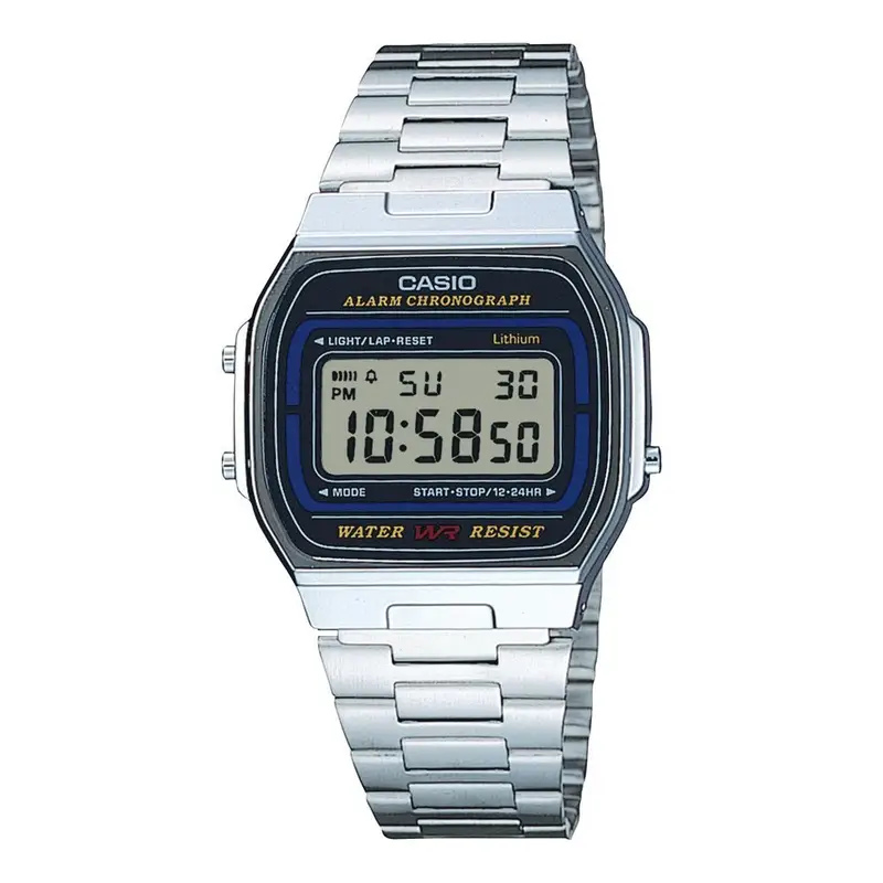 Orologio Digitale Casio A164Wa-1V Iconic Argento