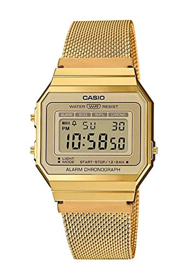 Casio Orologio Digitale Donna con Cinturino in Acciaio Inox A700WEMG-9AEF & Orologio Digitale Donna con Cinturino in Acciaio Inox A700WEM-7AEF miniatura 2