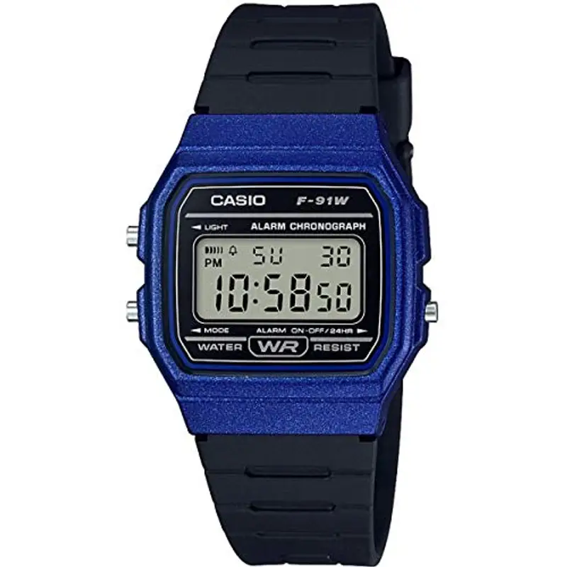 Casio Orologio Unisex Collection F-91WM-2AEF