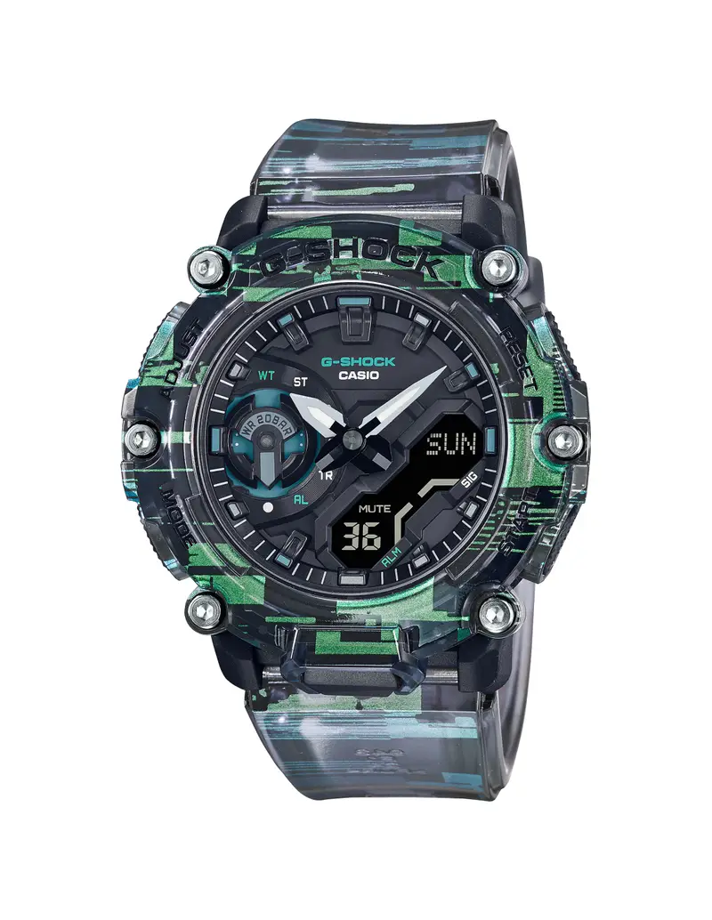 SALDI Orologio CASIO G-SHOCK Digital Glitch GA-2200NN-1AER