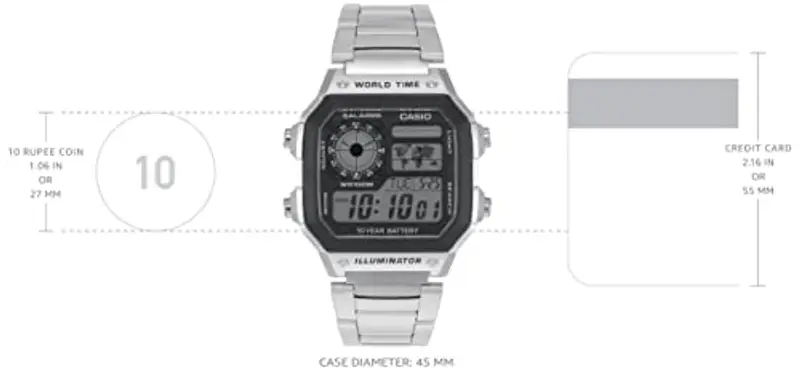 Casio Sports AE-1200WHD-1A - Orologio da polso Uomo miniatura 3