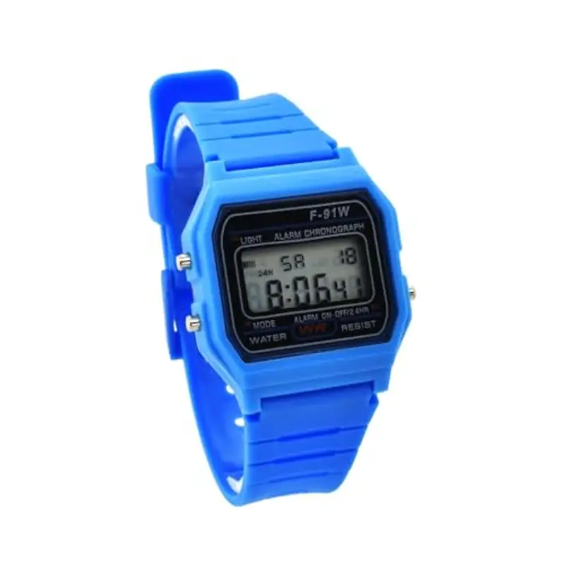 Casiopea classico orologio da polso digitale per uomo e donna, ragazzo e ragazza con sveglia. Regalo di compleanno