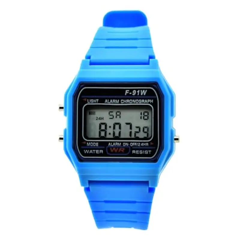 Casiopea classico orologio da polso digitale per uomo e donna, ragazzo e ragazza con sveglia. Regalo di compleanno miniatura 2