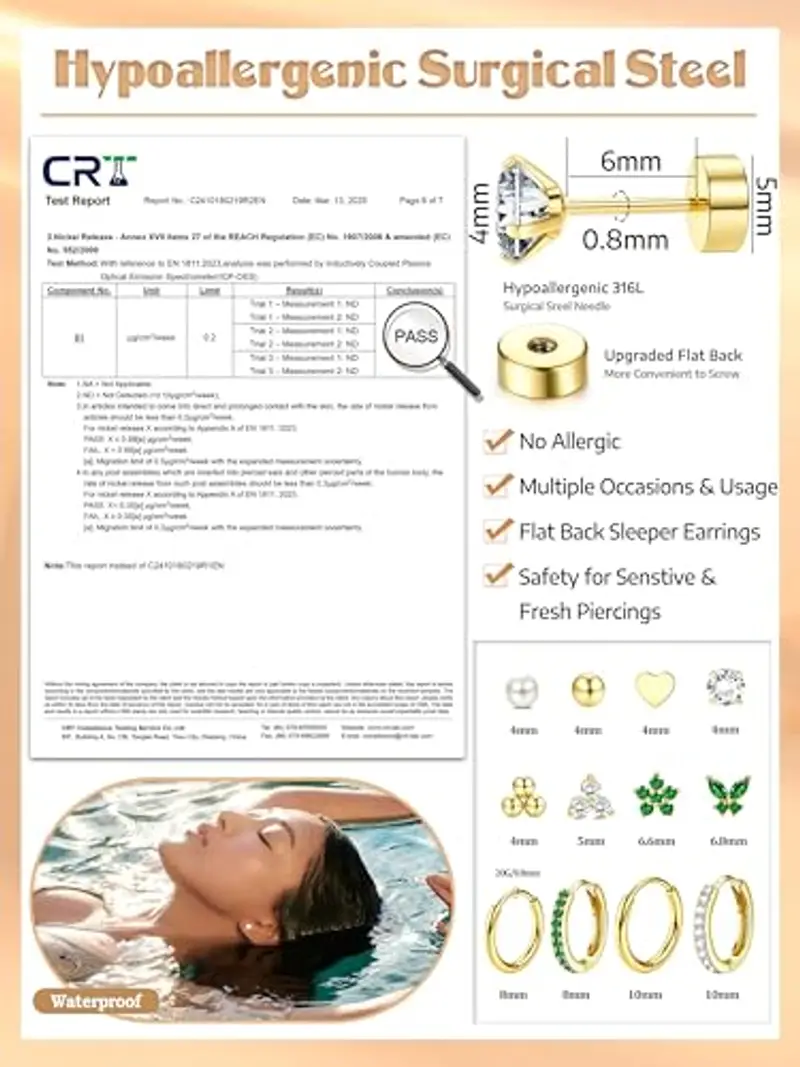 CASSIECA Orecchini Donna Oro 1604238 miniatura 2