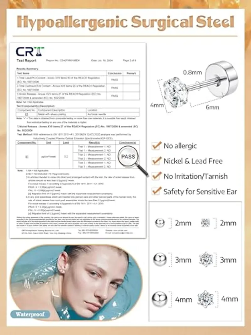 CASSIECA Orecchini Uomo Argento 808219 miniatura 2