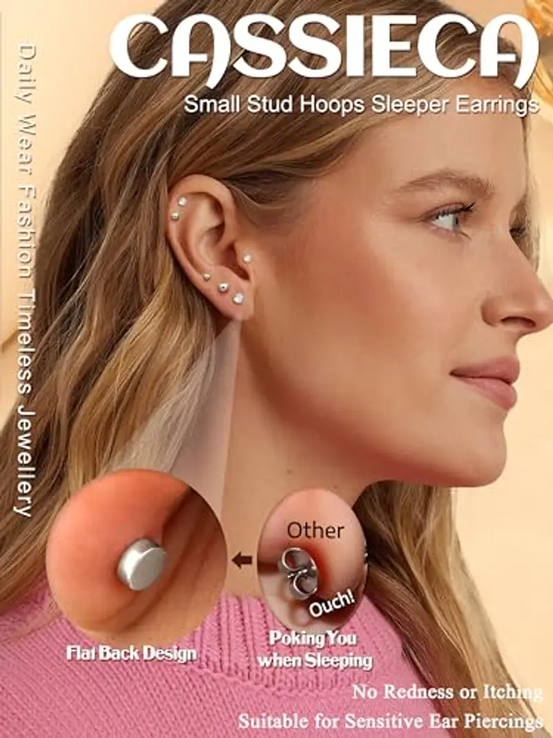 CASSIECA Orecchini Uomo Argento 808219 miniatura 3