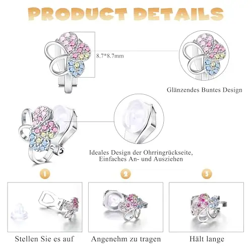 CASSIECA Orecchini Bambina Marrone 3420892 miniatura 2