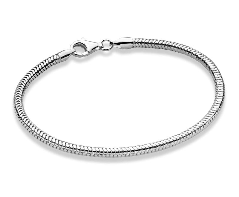 CASSIECA Bracciale Uomo Argento 19CM