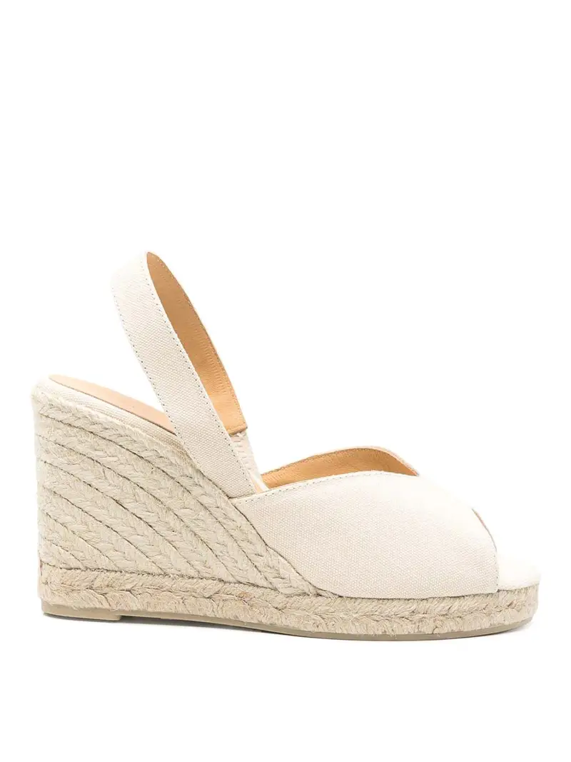 Brisa Canvas Espadrilles Bianco