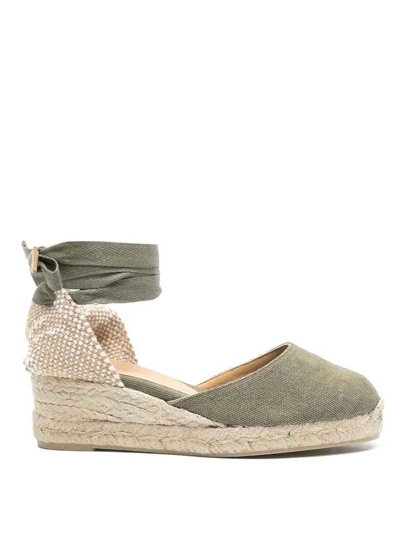 Carina Canvas Espadrilles Verde