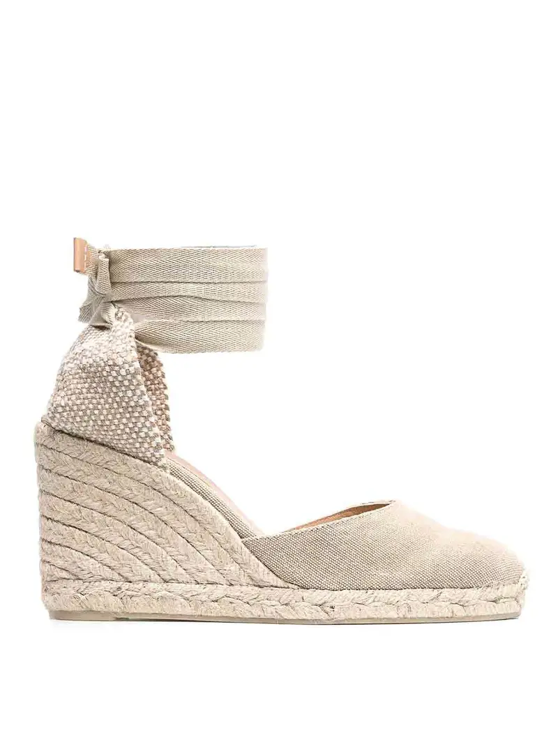 Carina Espadrilles In Beige Jute