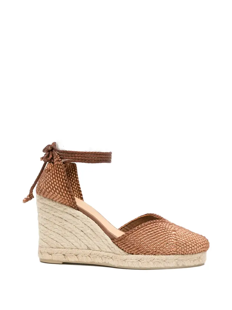 Espadrillas in rafia MARRONE