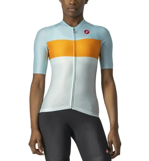 Aero Pro W - maglia ciclismo - donna LIGHT ACQUA