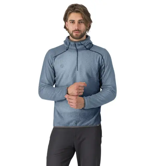 Alpha Fleece Hoody - felpa in pile - uomo Blue