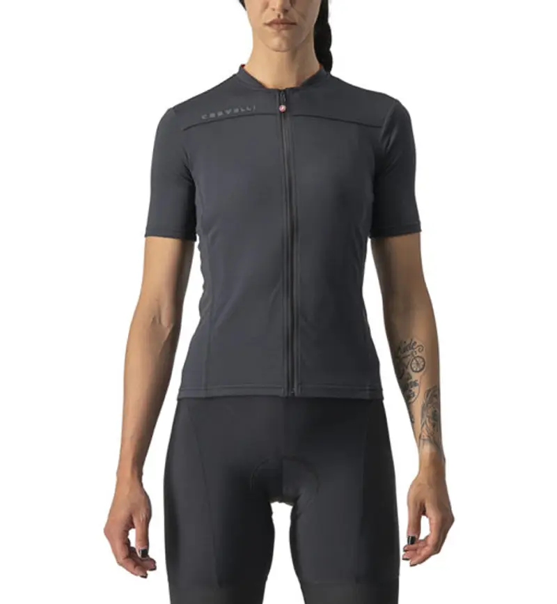Anima 3 - maglia ciclismo - donna Black
