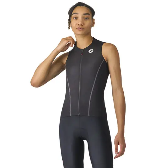 Anima Flow Sleeveless W - maglia ciclismo - donna Black