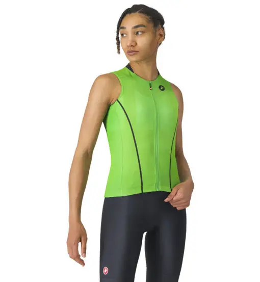 Anima Flow Sleeveless W - maglia ciclismo - donna Green