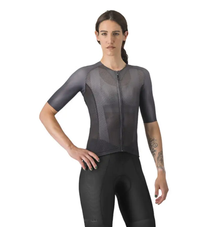 Climbers A/C W - maglia ciclismo - donna Black