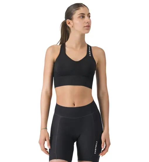 Comfort Travel Crop Top W - reggiseno sportivo - donna Black