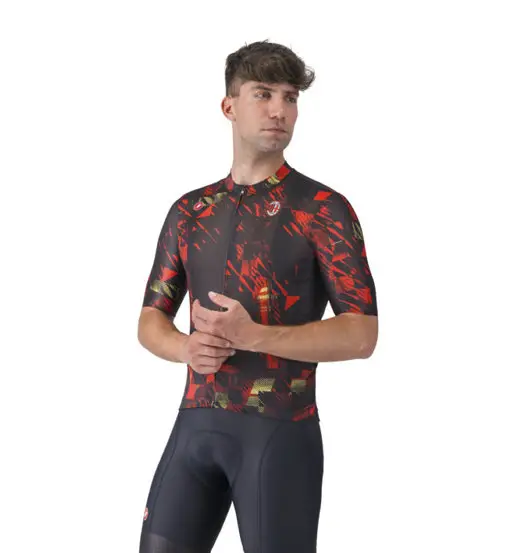 Competizione 3 - maglia ciclismo - uomo Black