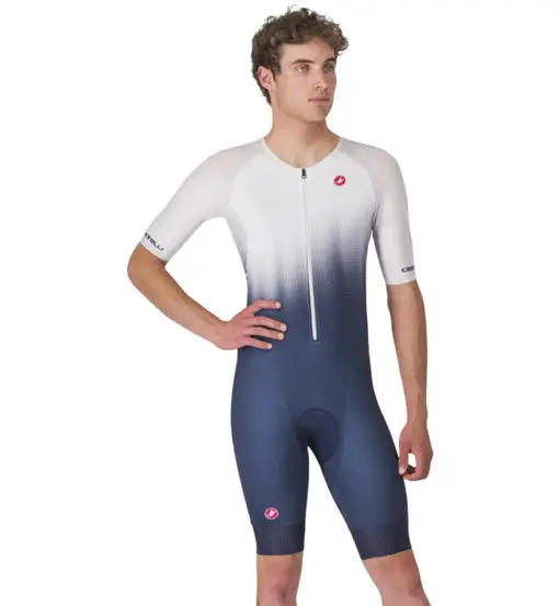 Core Tri Suit SS - body ciclismo - uomo Blue