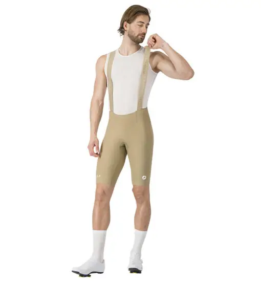 Espresso 2 Bibshort - pantaloni ciclismo - uomo Beige