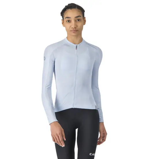 Espresso 2 LS Jersey W - maglia a maniche lunghe ciclismo - donna Blue