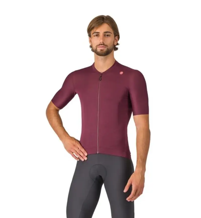 Espresso - maglia ciclismo - uomo Bordeaux