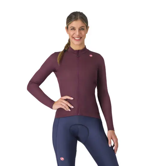 Espresso Thermal W - maglia ciclismo manica lunga - donna Bordeaux