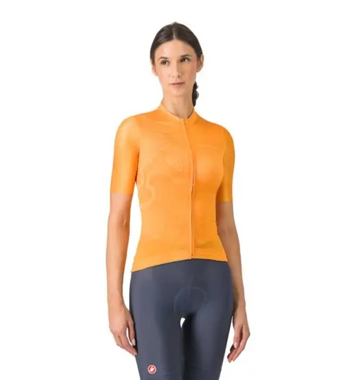Fantasia - maglia ciclismo - donna Orange